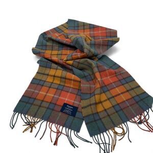 Johnstons-of-elgin Women's Plaid Wool Scarf-wraps